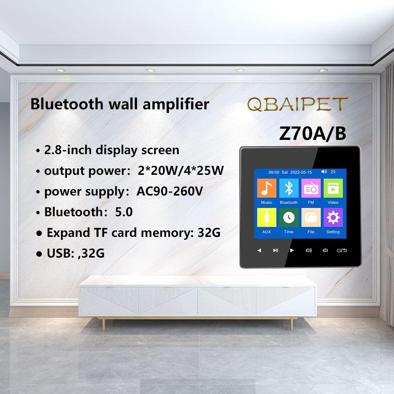 Home Cinema System - Hause Bluetooth Wand Verstärker Hintergrund Musik