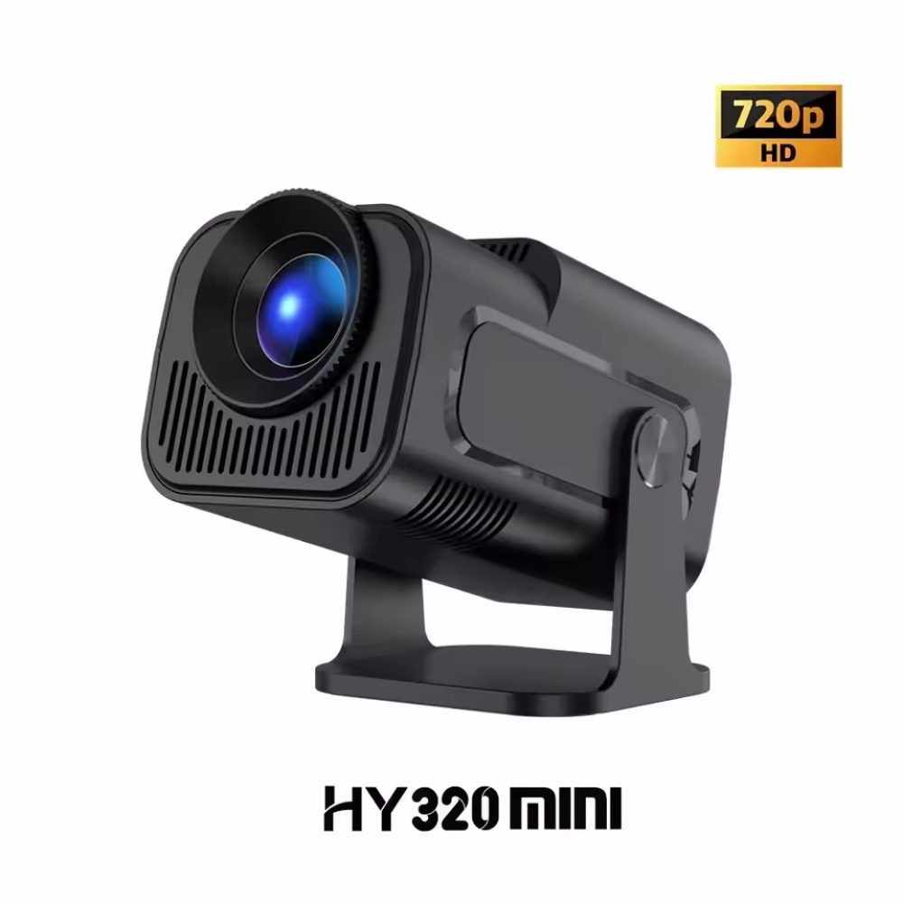 Home Cinema Setup - Tragbarer Mini-Projektor Neu Native HY320 720P
