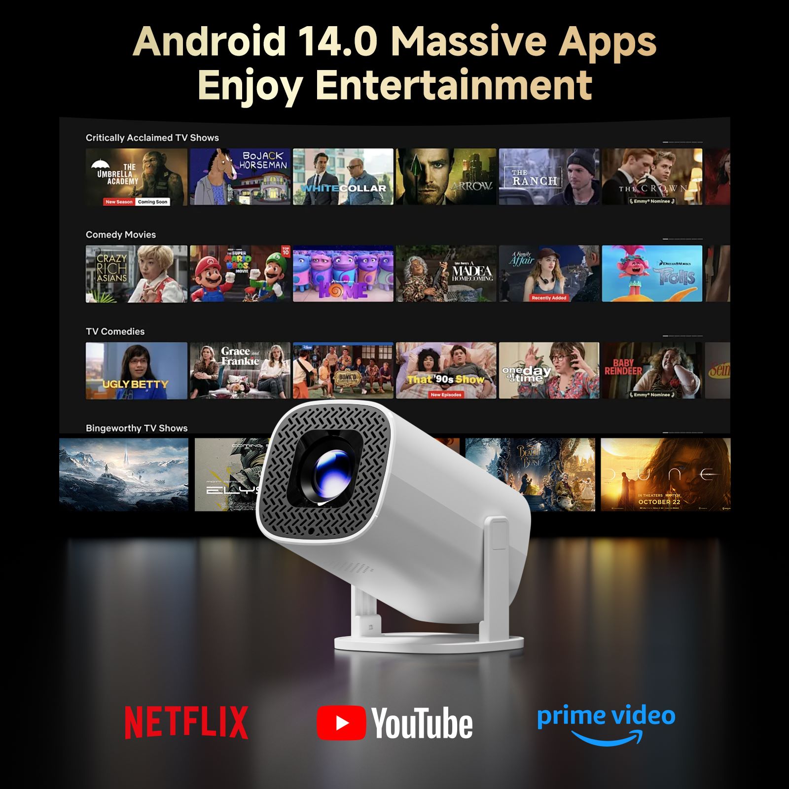 HONGTOP P30PRO Smart Mini Proj – Home Cinema Setup Bewertung und Preis