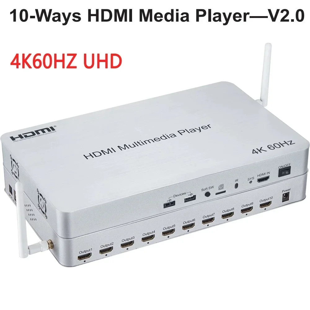 4K 60Hz 10-Kanal HDMI Multimed – 4K Media Player Bewertung und Preis