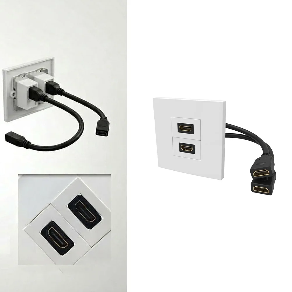 Doppel-Port-Wandsteckdose mit  – Home Cinema Setup Bewertung und Preis