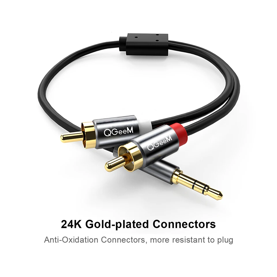 QGeeM RCA-Kabel 2RCA auf 3,5mm – Home Cinema Dvd Bewertung und Preis