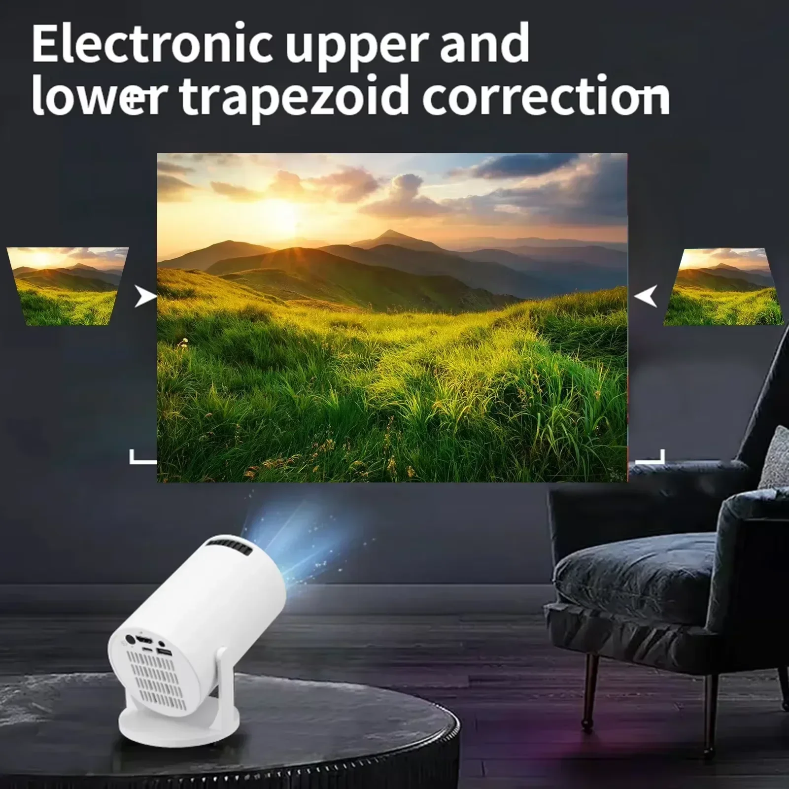 Neuer Smart-Projektor Mini HY3 – Home Cinema Setup Bewertung und Preis
