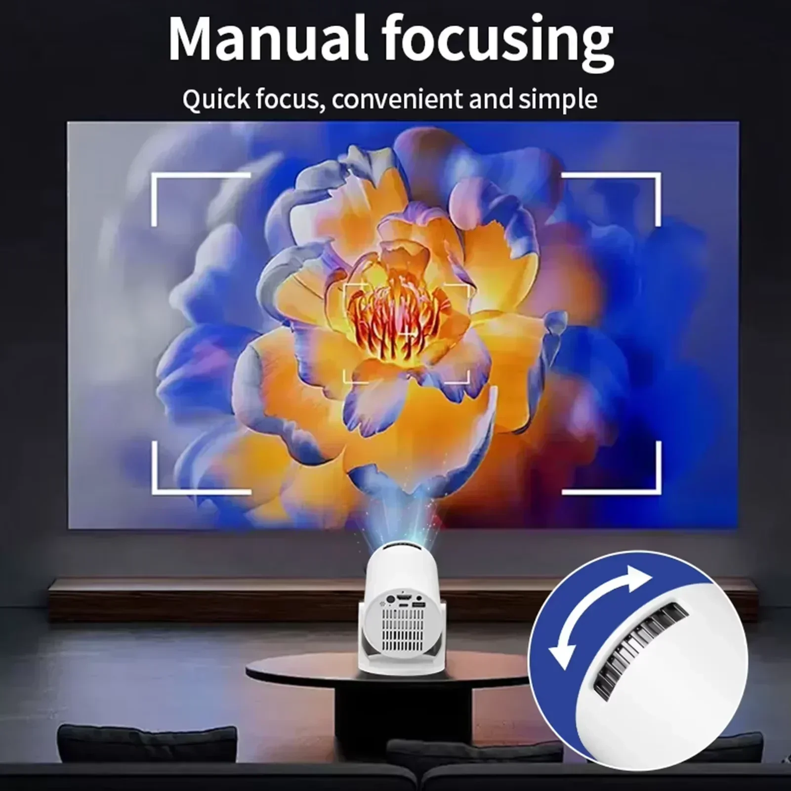 Neuer Smart-Projektor Mini HY3 – Home Cinema Setup Bewertung und Preis