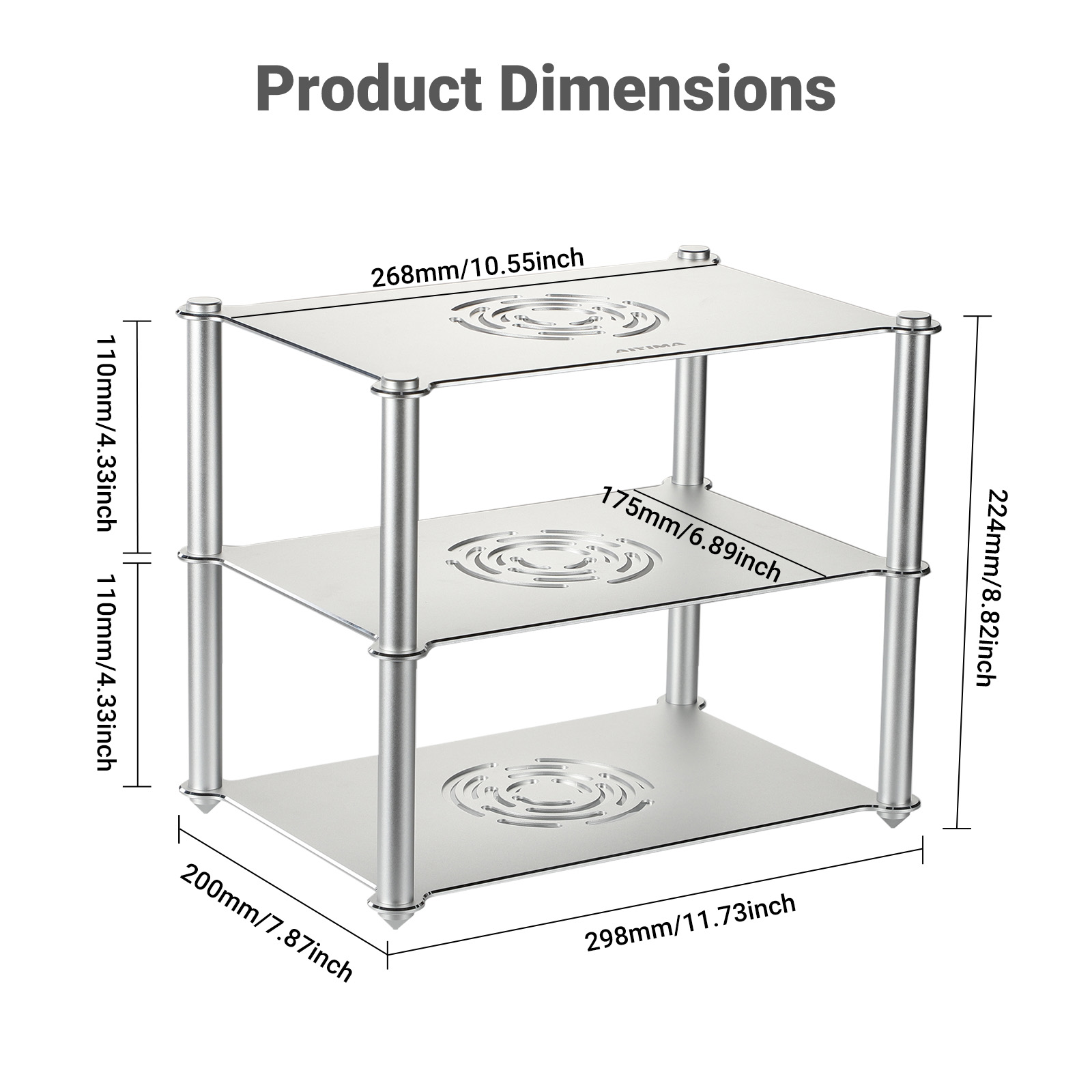 AIYIMA Metall Verstärker Rack  – Home Cinema System Bewertung und Preis