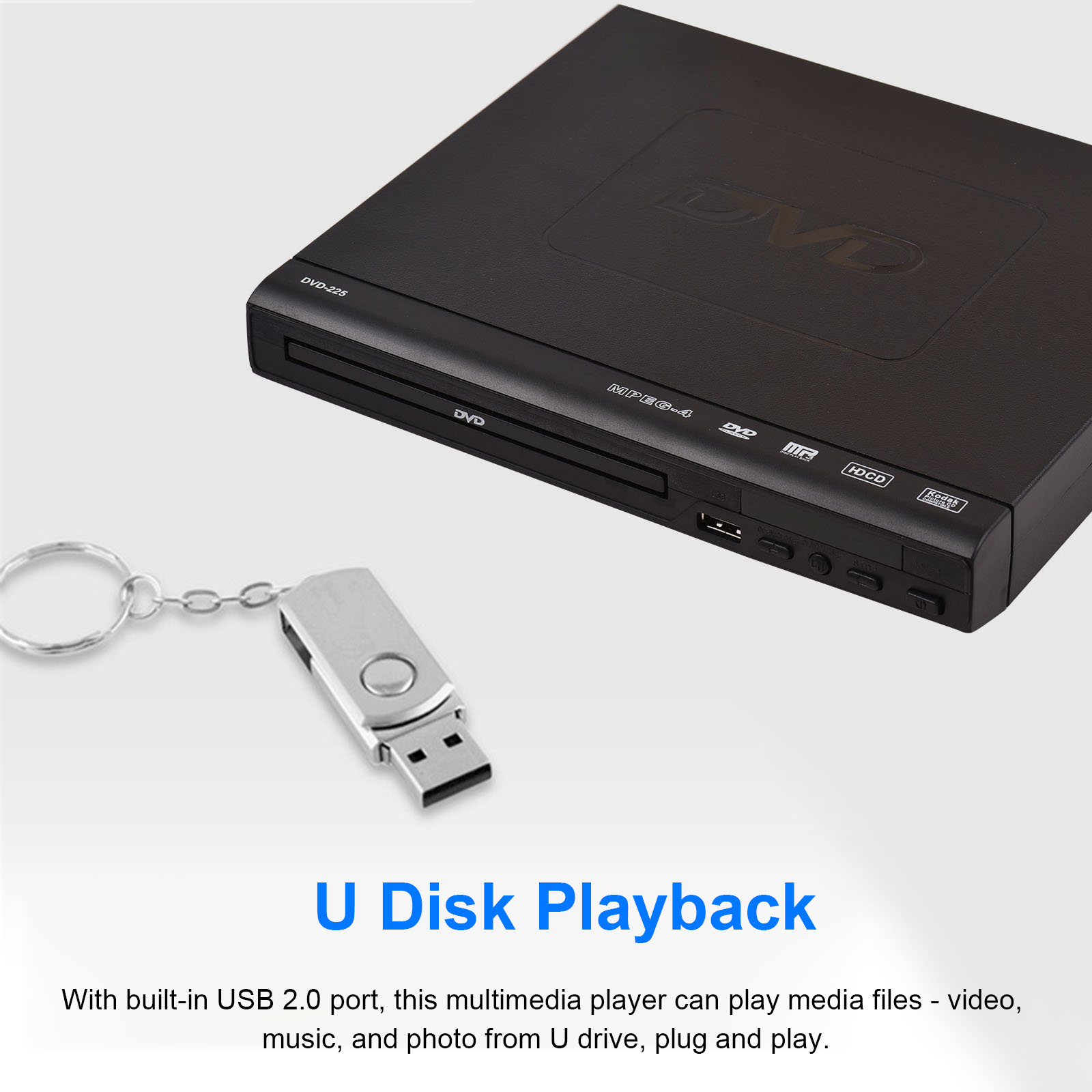 DVD-225 Heim-DVD-Player DVD CD – Home Cinema Dvd Bewertung und Preis