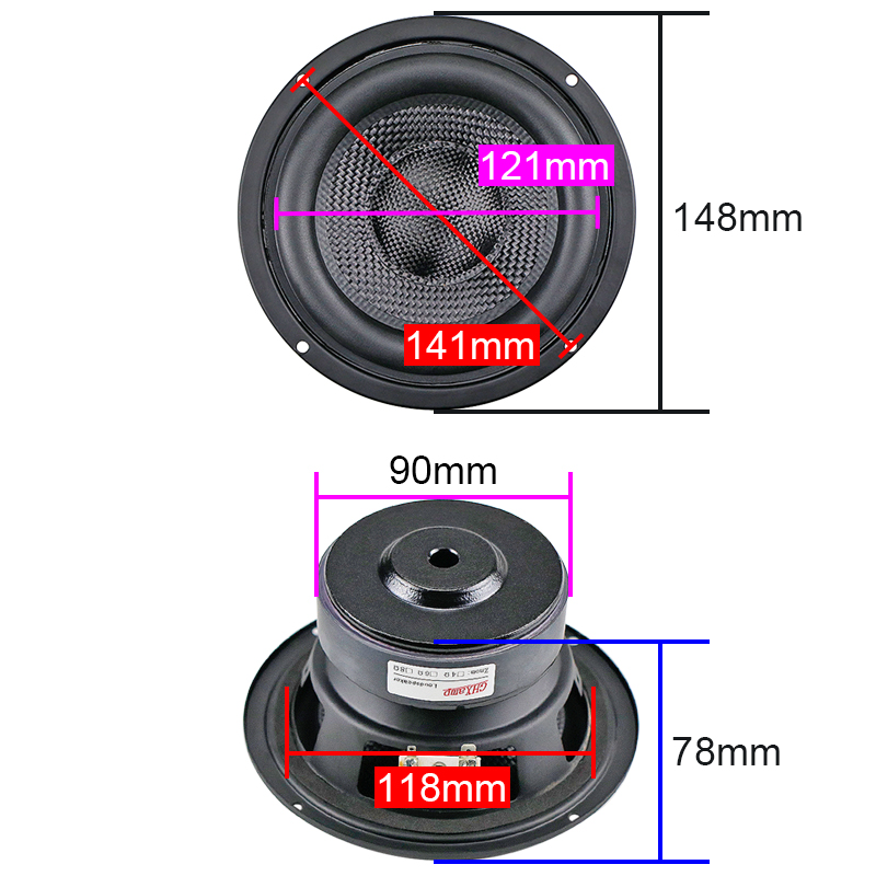 GHXAMP 5,25 zoll 148mm Fibergl – Home Cinema Dvd Bewertung und Preis