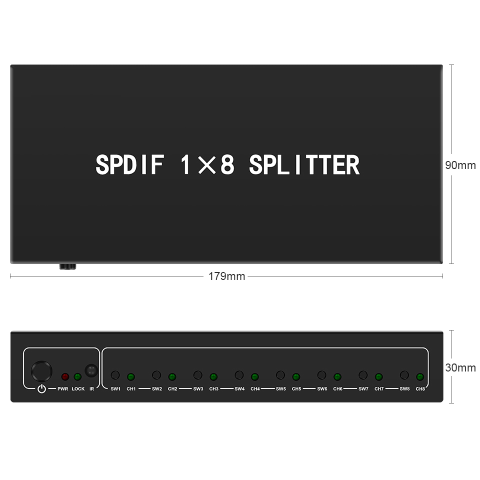 Optischer Audio-Splitter, 1 in – Home Cinema Equipment Bewertung und Preis