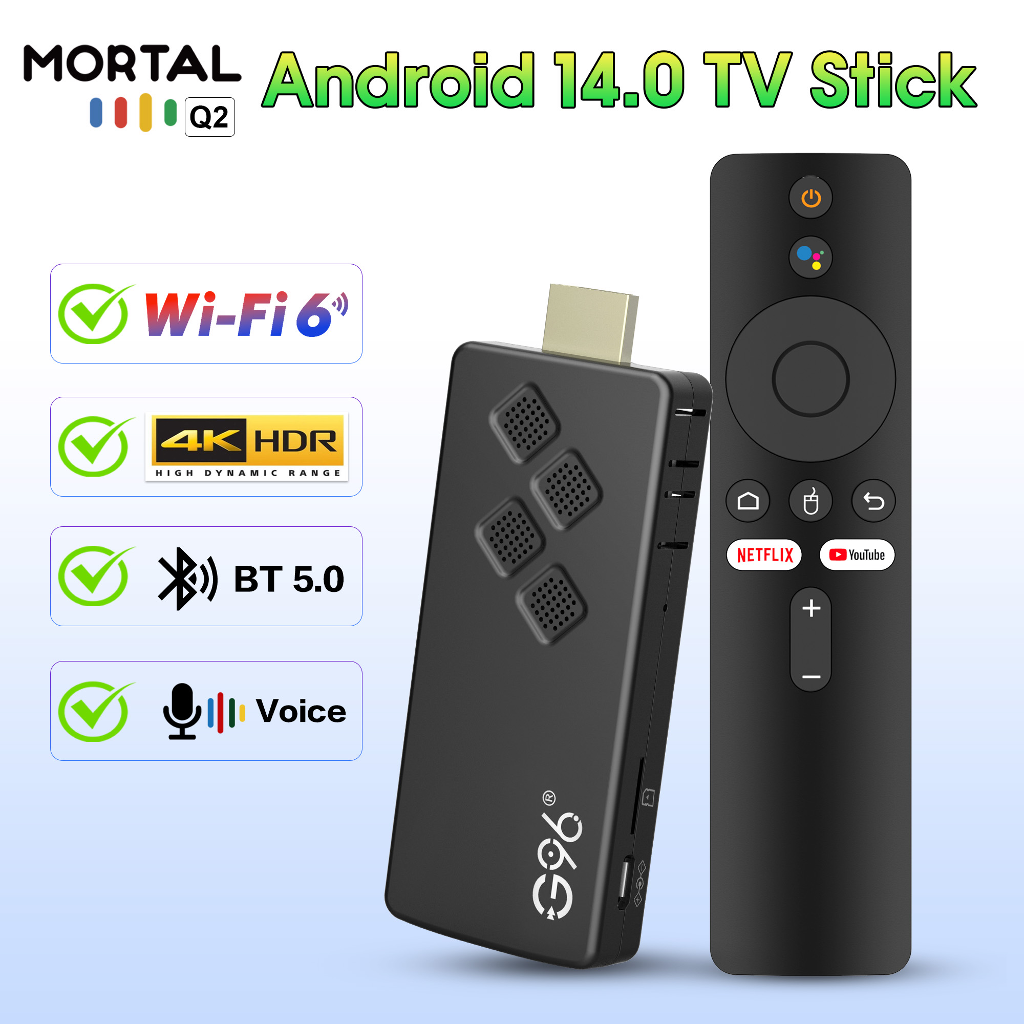 Q2 Neuer Smart TV Stick Hochle – 4K Media Player Bewertung und Preis